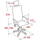 Кресло BN_Hg_EChair-634 TC сетка/ткань черный