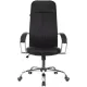 Кресло VB_EChair 655LT SL/TPU черный экокожа крестов. хром