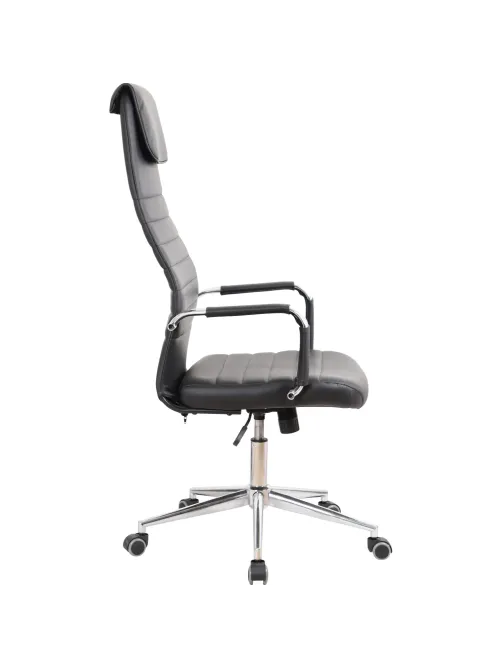 Кресло BN_SH_EChair-565 TPU кожзам черный, хром