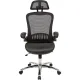 Кресло BN_Hg_EChair-552 TTW Net сетка черная, хром