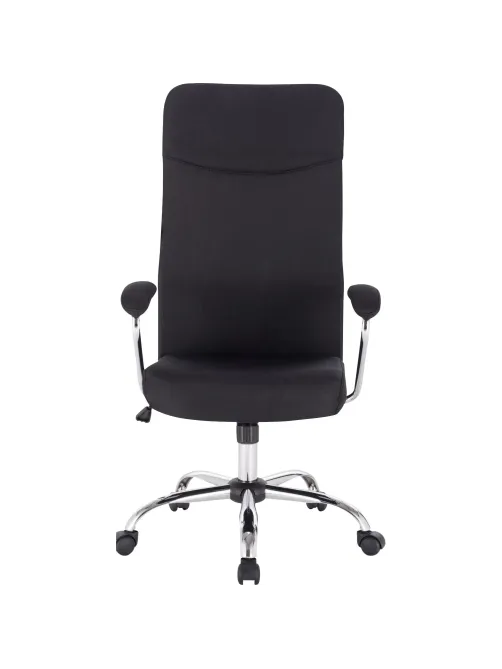 Кресло BN_Sp_EChair-590 TC ткань черный, хром