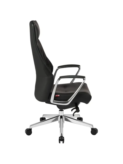 Кресло BN_Fc_EChair-598 MPU кожзам черный, алюминий