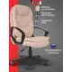 Кресло VB_EChair 668LT PU бежевый эко.кожа крестов. пластик