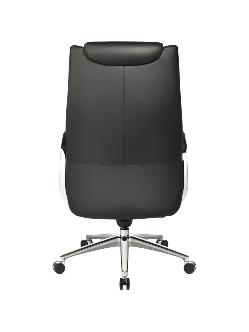 Кресло BN_Jl_Руководителя Echair-545 ML кожа черная, хром