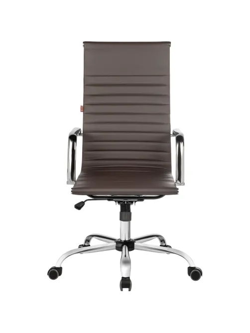 Кресло BN_Y_EChair-711 TPU к/з коричнев, хром