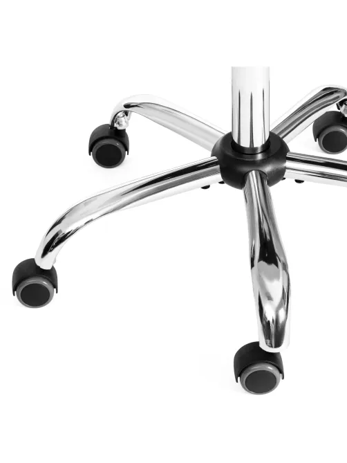Кресло ТЧ Комус Мебель Easy Chair 619, сетка/экокожа, черный, хром