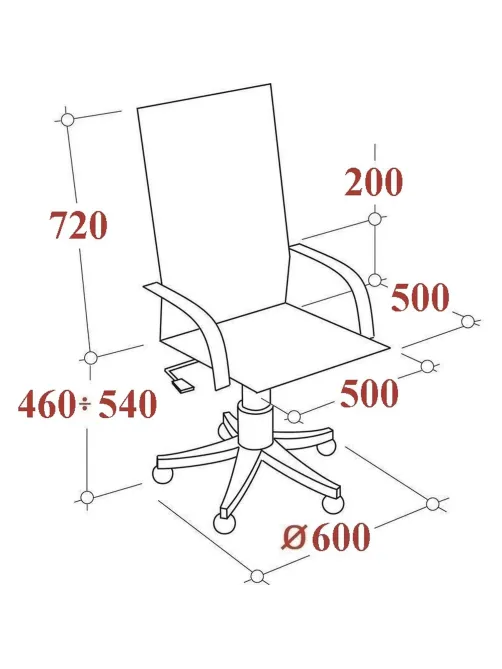 Кресло BN_Sp_EChair-589 TPU сетка/кожзам черный, хром