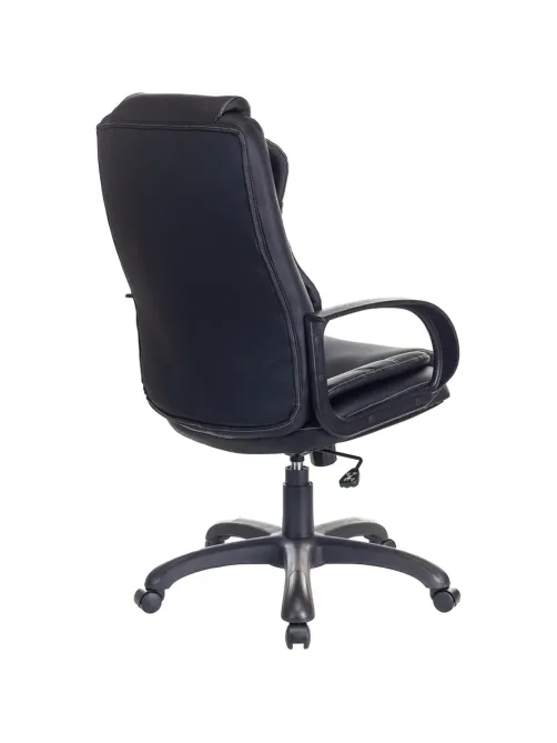 Кресло VB_Бюрократ для руковод CH-839 черный Leather Black эко.кожа пластик