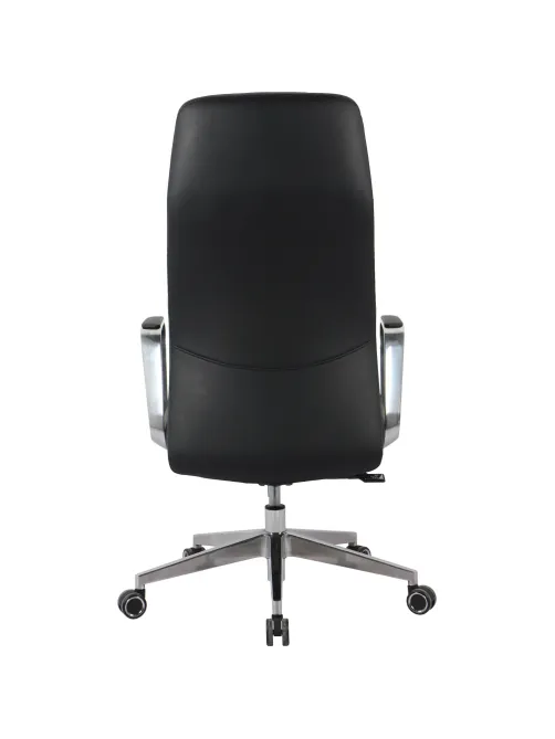 Кресло BN_Hg_EChair-505 TL нат. кожа черный алюминий