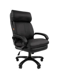 Кресло VT_Chairman 505 экопремиум черный (черный пластик)