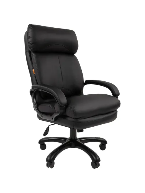 Кресло VT_Chairman 505 экопремиум черный (черный пластик)