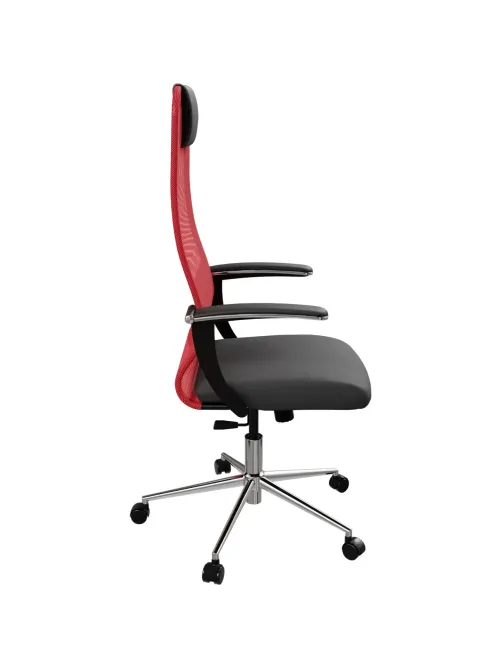 Кресло МТ_SU-B-8/Sit 8 B1-8U подл.158/осн.009 красный/черный zDC.2F.1.2A2