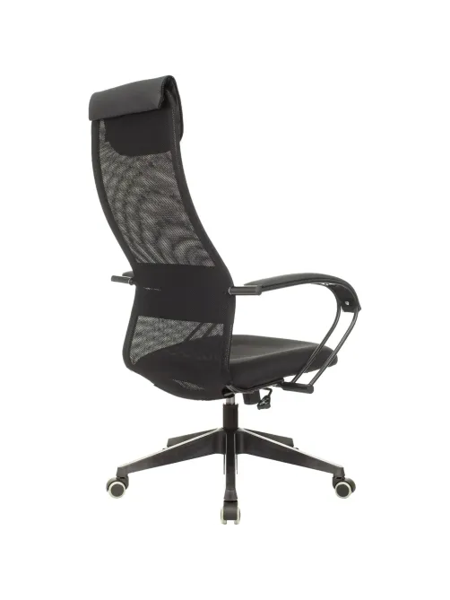 Кресло VB_EChair-655 LT TTW сетка/ткань черный, пластик
