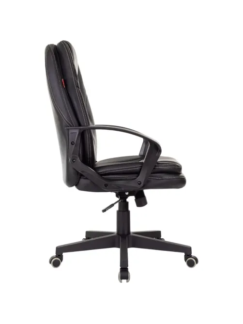 Кресло VB_EChair 668 PU черный эко.кожа крестов. пластик
