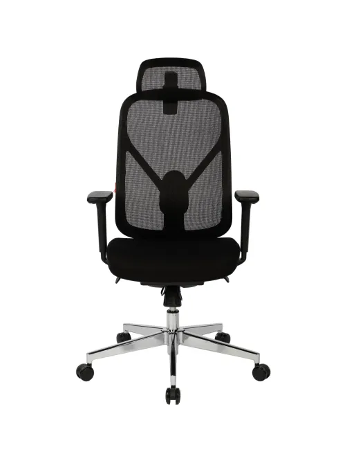 Кресло BN_Zm_EChair-500 MC сетка/ткань, черный хром