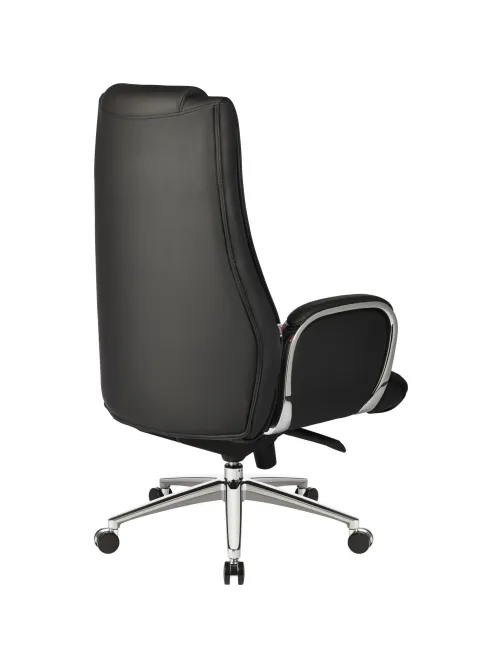 Кресло BN_Jl_Руководителя Echair-518 ML кожа черная, хром