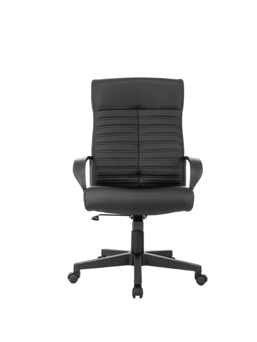 Кресло БР Комус Мебель Echair 659, экокожа, черн, пластик