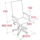 Кресло BN_Fc_Руководителя Echair-534 TL кожа черная, хром