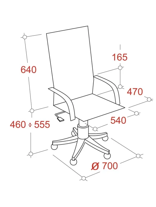 Кресло VB_Echair-657 PU кожзам черный пластик
