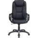Кресло VB_Бюрократ для руковод CH-839 черный Leather Black эко.кожа пластик