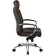Кресло BN_Fc_Руководителя Echair-534 TL кожа коричневая, хром