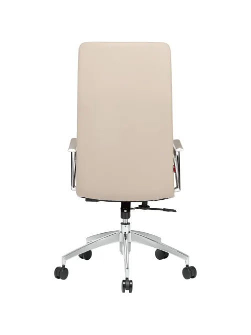 Кресло BN_Jl_EChair-593 TPU экокожа бежевый, алюминий