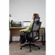 Кресло BN_Zm_EChair-601 MC сетка, серый/черный