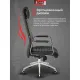 Кресло BN_Fc_Руководителя Echair-528 ML кожа черная, алюминий