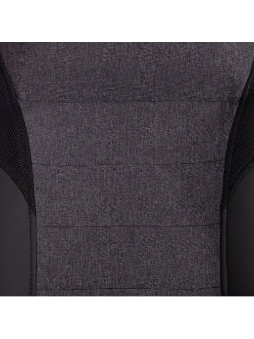 Кресло UT_Easy Chair Impreza, к/з, тк, сетка, чер/сер/мет,36-6/F68/36/TW-11