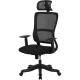 Кресло BN_Hg_EChair-634 TC сетка/ткань черный