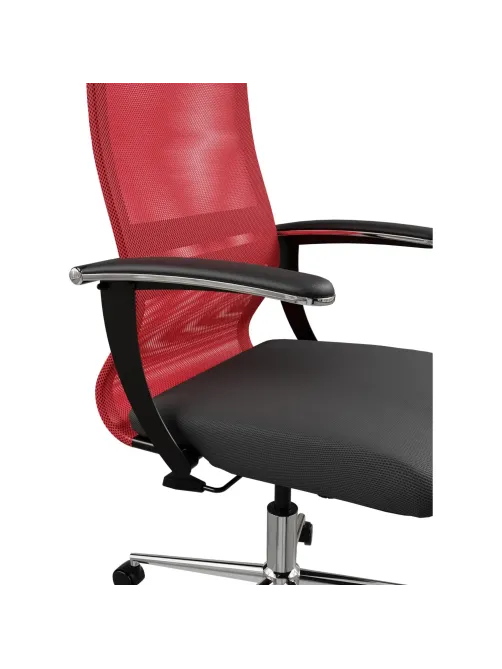 Кресло МТ_SU-B-8/Sit 8 B1-8U подл.158/осн.009 красный/черный zDC.2F.1.2A2