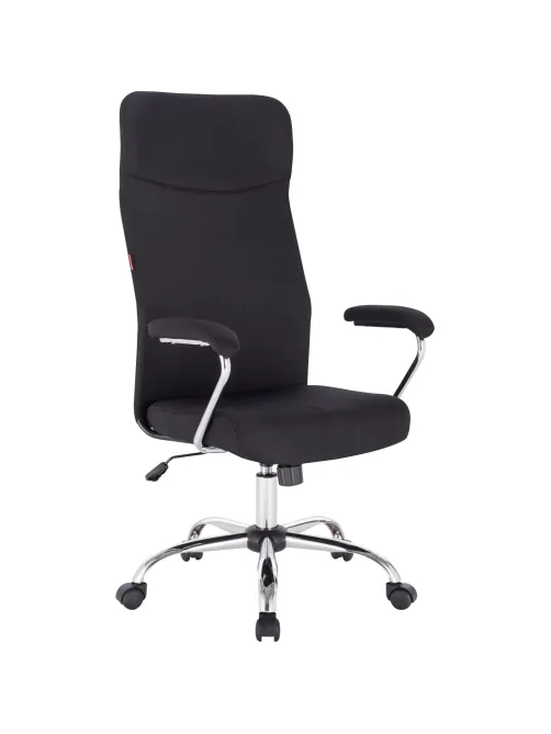 Кресло BN_Sp_EChair-590 TC ткань черный, хром