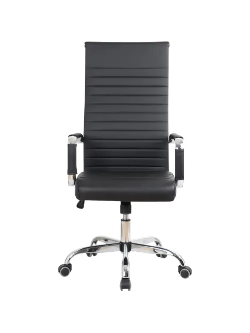 Кресло BN_SH_EChair-566 TPU кожзам черный, хром