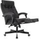 Кресло VB_EChair 624 PU PM черный эко.кожа  подст.для ног