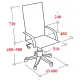 Кресло UT_Easy Chair Impreza, к/з, тк, сетка, чер/сер/мет,36-6/F68/36/TW-11