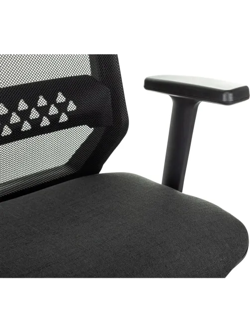 Кресло VB_EChair 663 TC-H/SL черный TW-01 38-418 сетка/ткань
