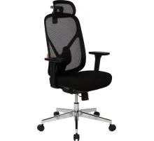 Кресло BN_Zm_EChair-500 MC сетка/ткань, черный хром