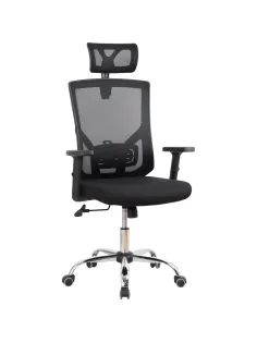 Кресло BN_SH_EChair-650 TC сетка/ткань черный