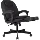 Кресло VB_EChair 668 PU P черный эко.кожа подст.для ног