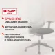 Кресло BN_Zm_EChair-603 MC сетка/ткань, серый/черный