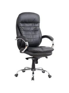 Кресло BN_SH_EChair-515 MPU кожзам черный, хром