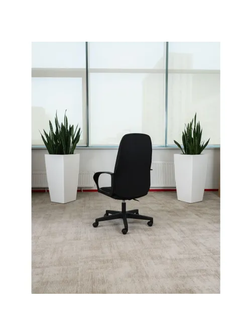 Кресло VB_Echair-660 ТC ткань черный пластик