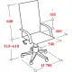 Кресло VB_EChair 668 TPU/SL черный экокожа крестов.металл хром