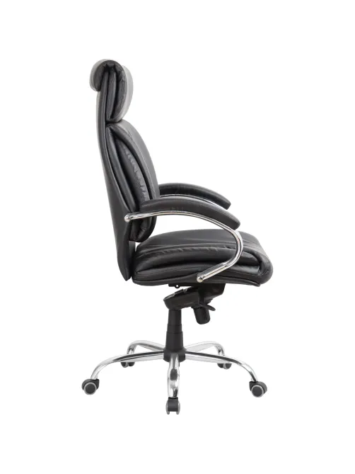 Кресло BN_SH_EChair-516 TPU кожзам черный, хром