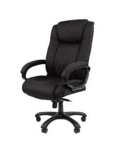 Кресло VT_Chairman 410 ткань SX черный (черный пластик)