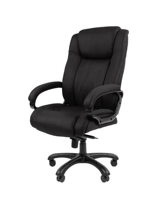 Кресло VT_Chairman 410 ткань SX черный (черный пластик)