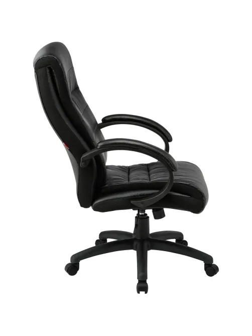 Кресло BN_Dp_EChair-648 TPU кожзам черный, пластик черный