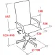 Кресло BN_U_Руководителя EChair CS-608Е кожа черная, пластик