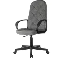 Кресло VB_EChair 602LT серый Light-19 крестов. пластик
