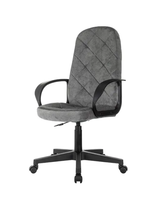 Кресло VB_EChair 602LT серый Light-19 крестов. пластик